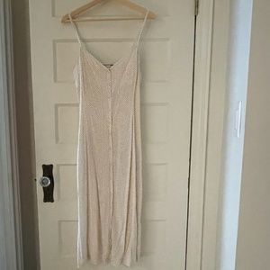 Uniqlo Ines de la Fressange Spaghetti Strap Camisole Dress - Polka Dot/Cream